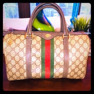 Vintage Gucci monogram doctor bag